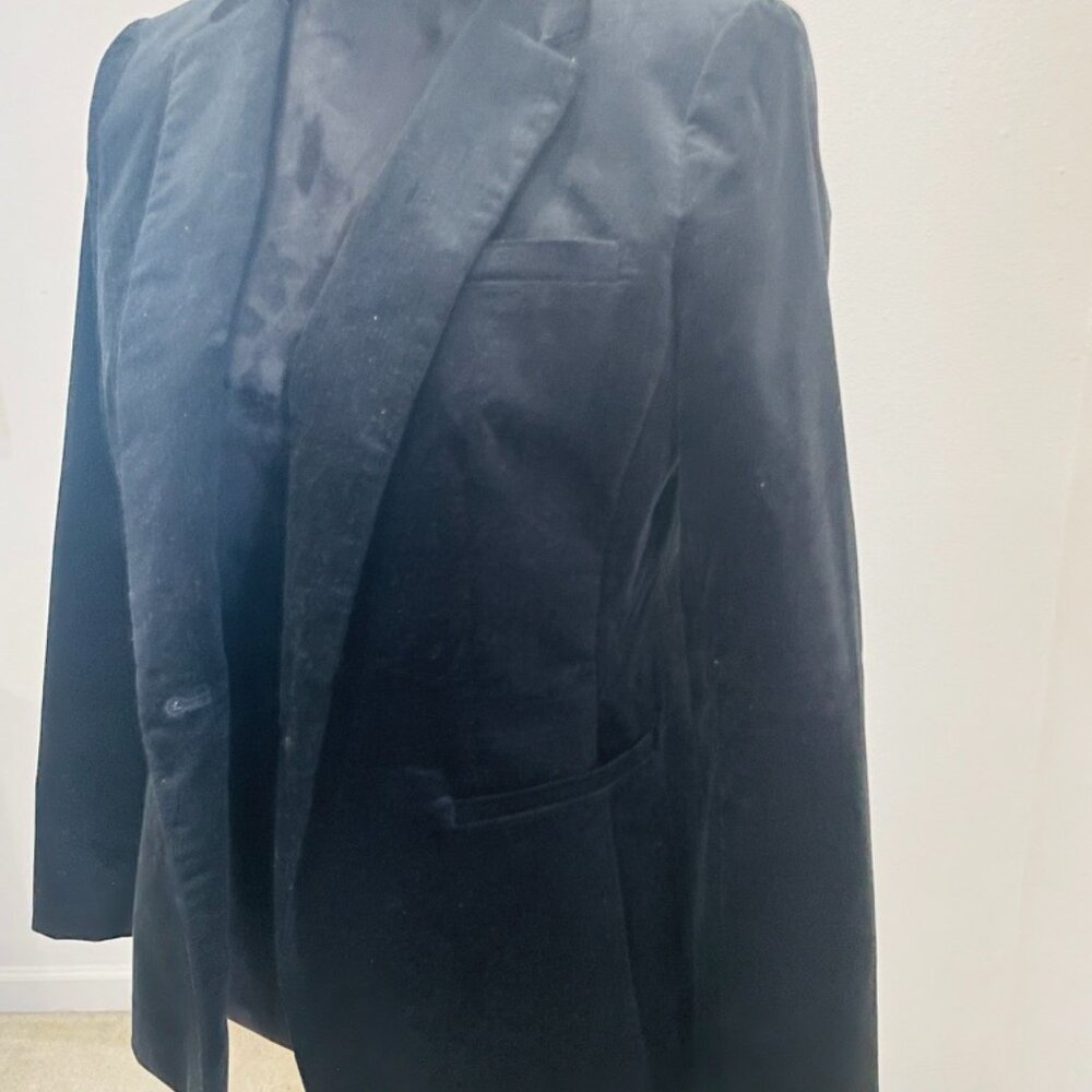 Professional Banana Republic Black Velvet Blazer